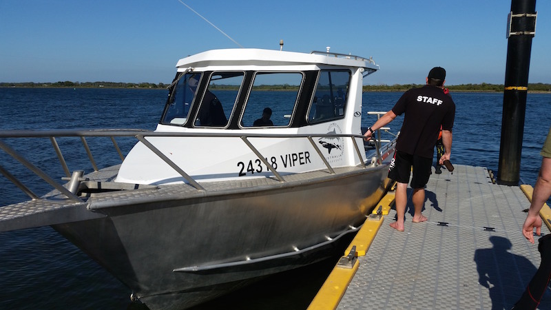 South West Rocks Dive Centre - Viper boat - front view